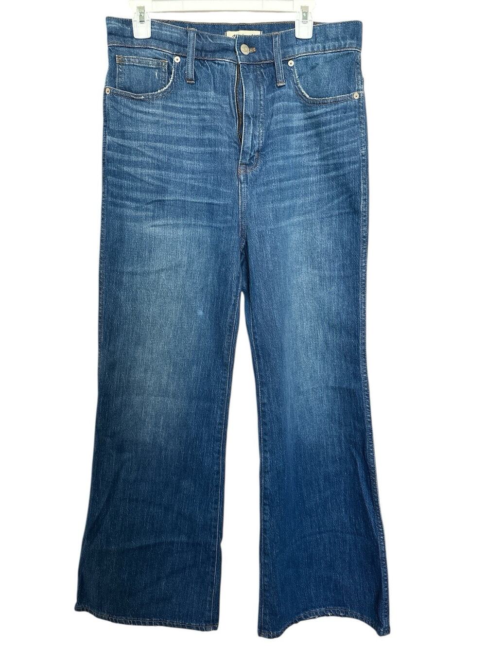 Madewell 11" High-Rise flare Or Wide-Leg Jeans Size 31